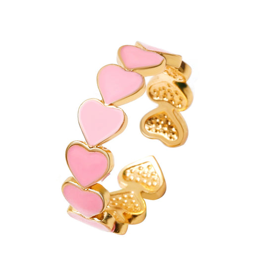 Mini Love Hearts Ring