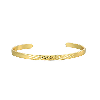 Gold Pattern Bangle