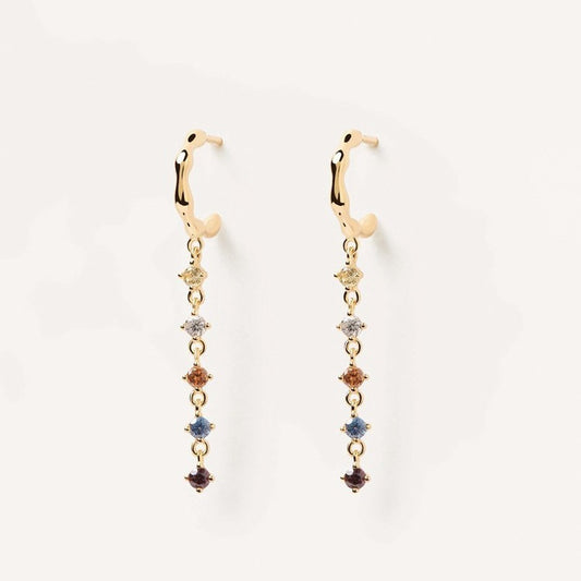 5 Zircon Drop Earrings