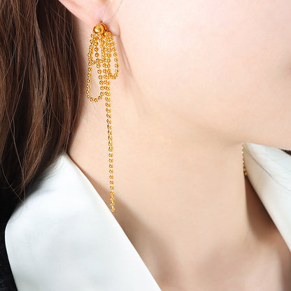 Ball Tassel Earrings