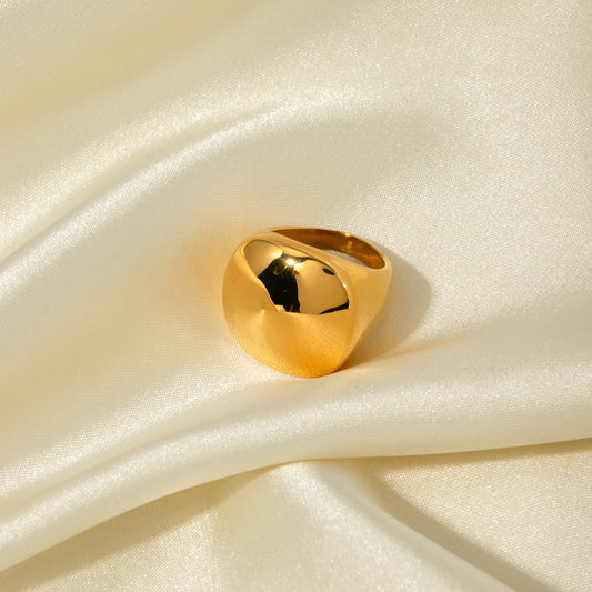 Gold Square Ring