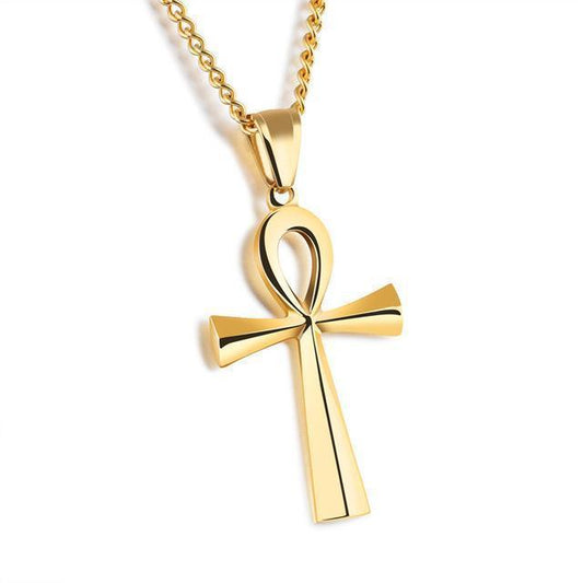 Egyptian Ankh Key Pendant Necklace